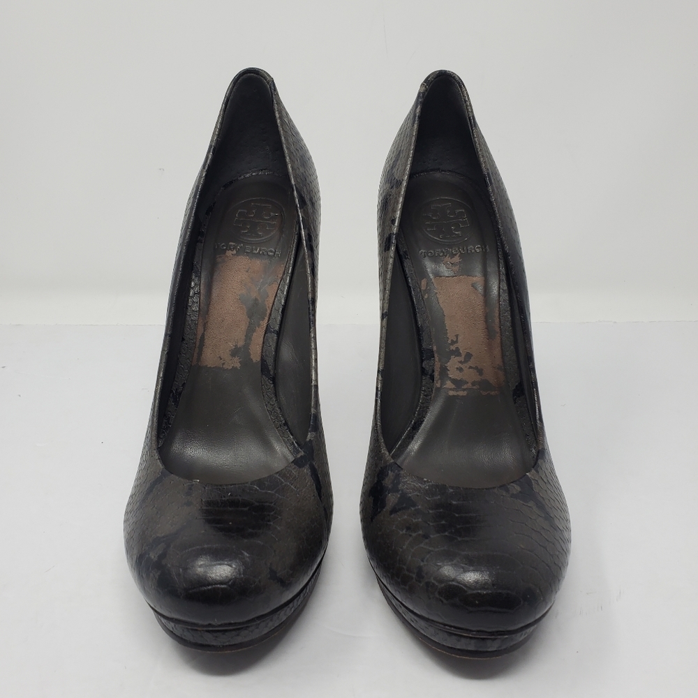 Tory Burch Jude Amazon Python Snake Print Leather… - image 7